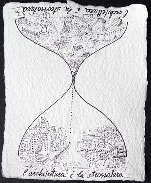 The stenosis of an hourglass.